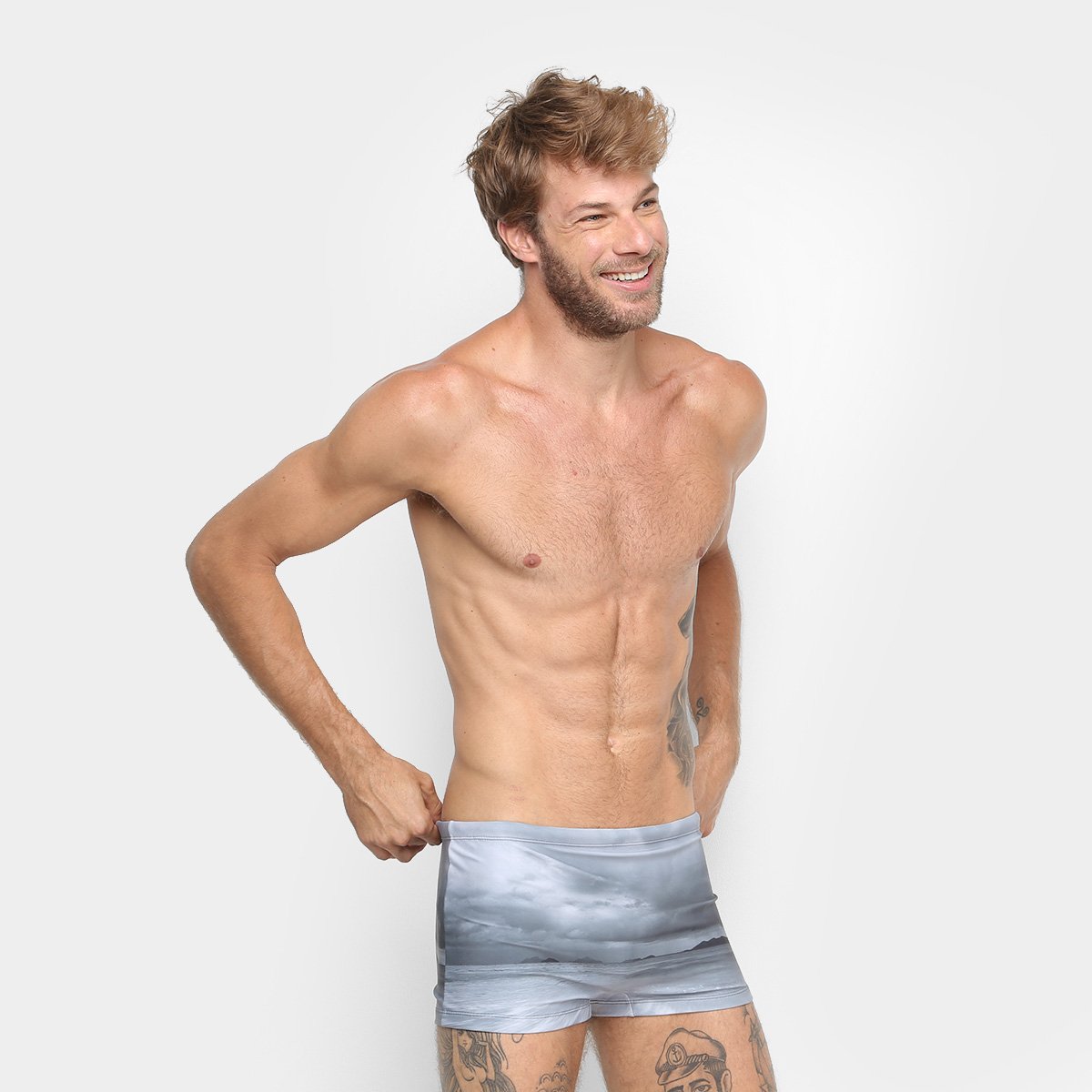 Sunga Boxer Lupo Beach Coqueiro