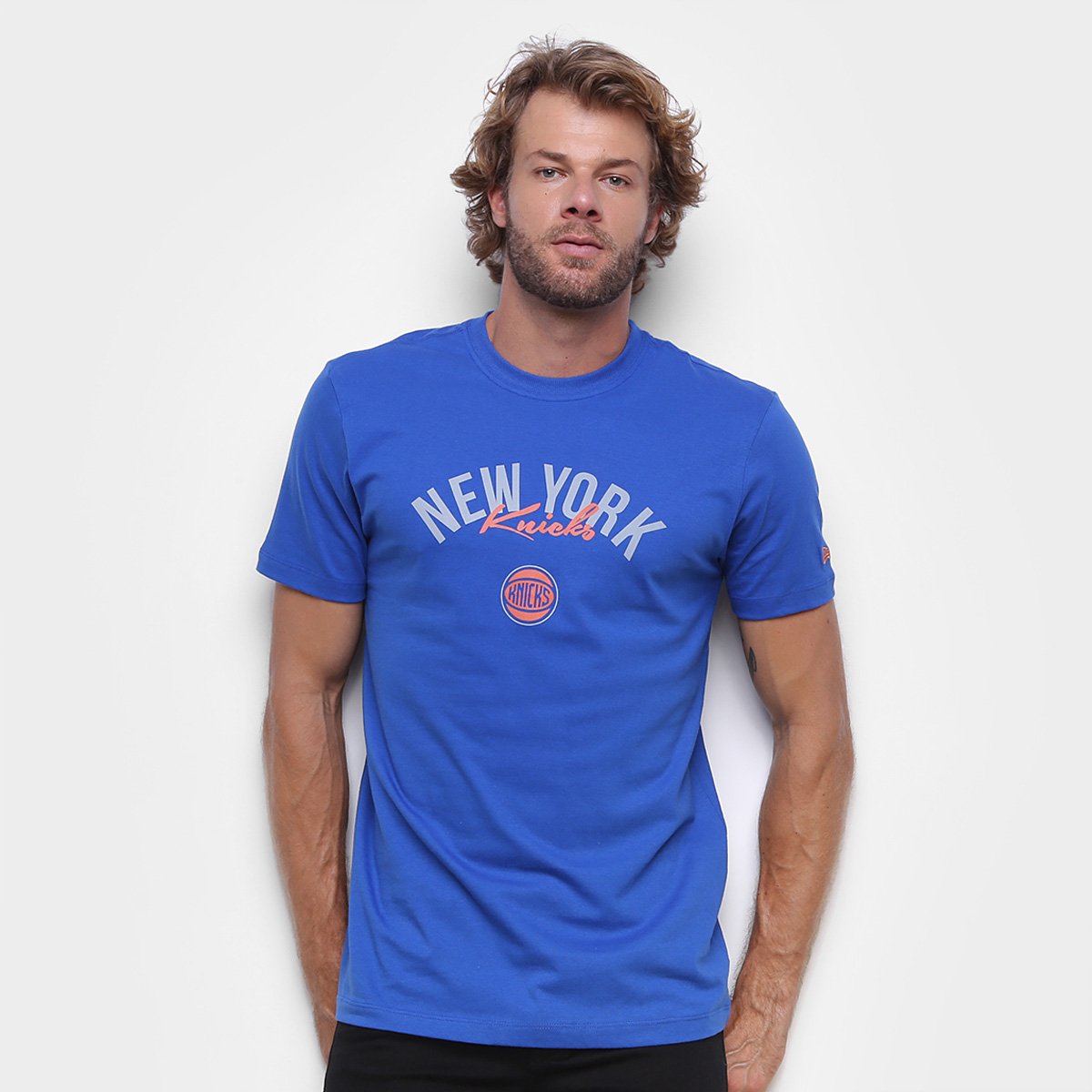Camiseta NBA New York Knicks New Era Core Semisign Masculina