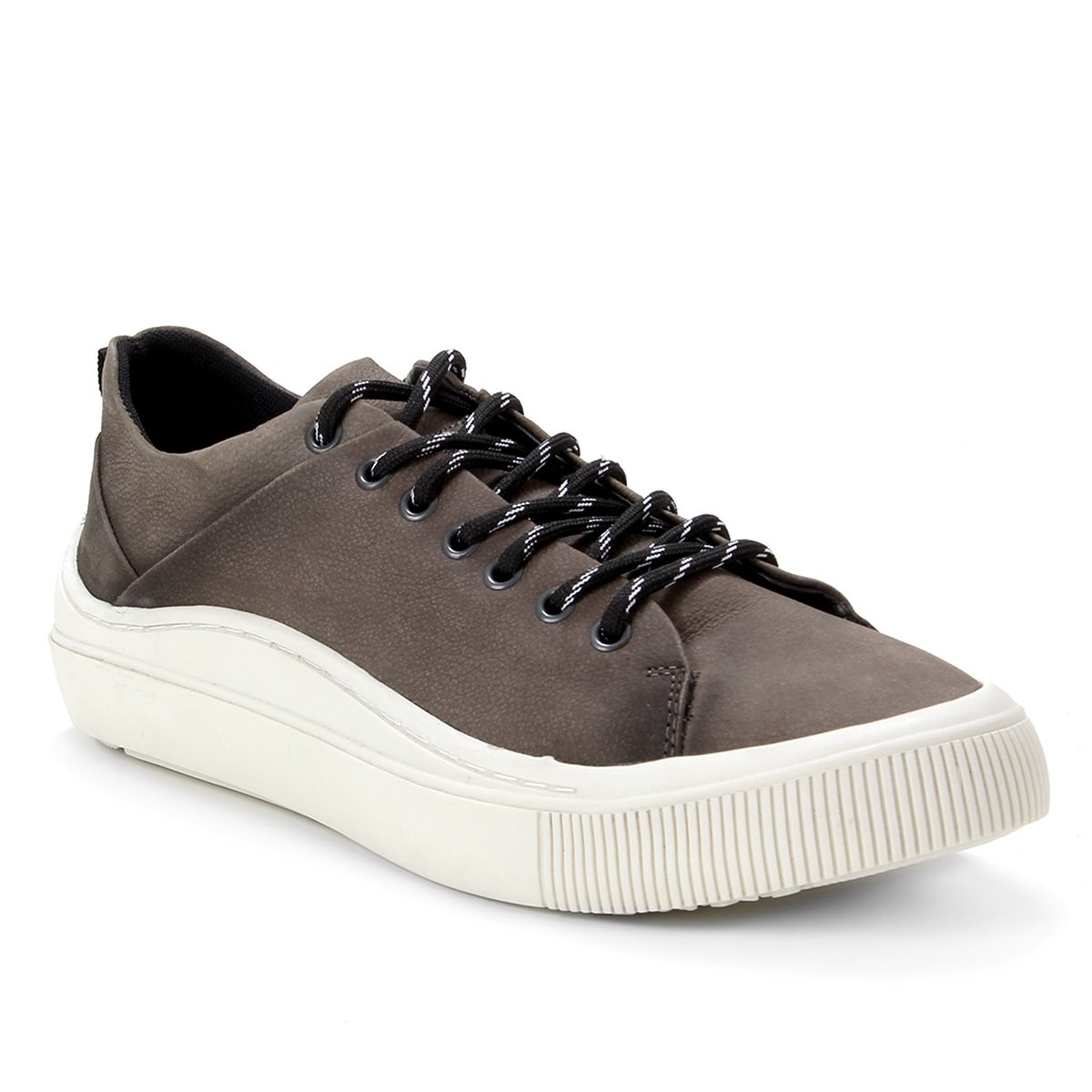 Sapatênis Couro Shoestock Stoned Masculino