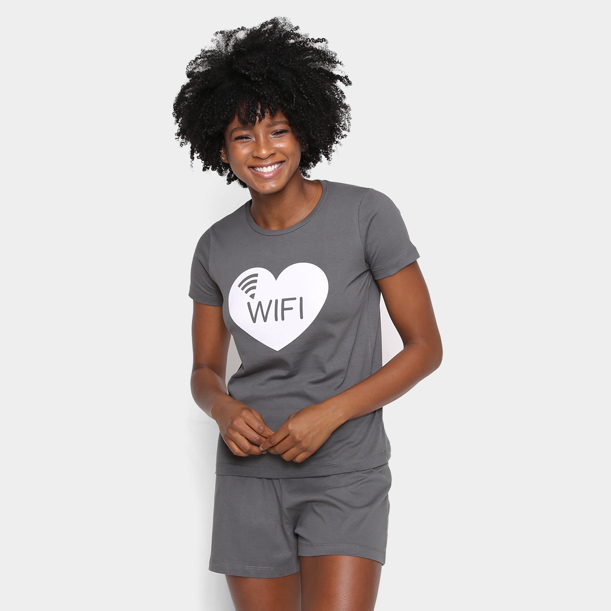 Pijama Volare Curto Wi-fi Feminino