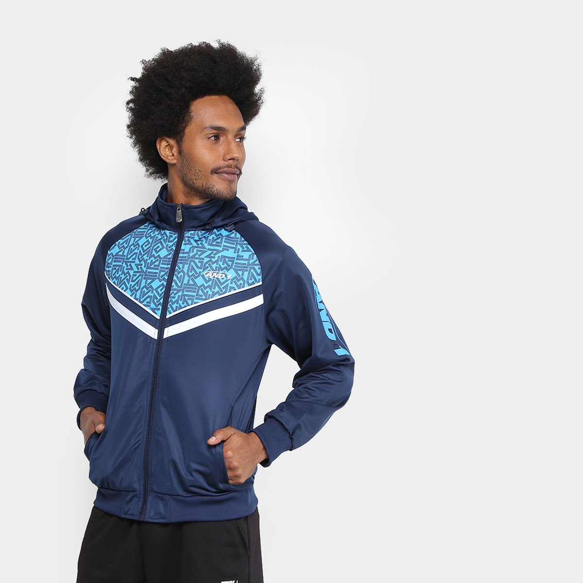 Jaqueta AND1 Trilobal Capuz Born To Ball Masculina
