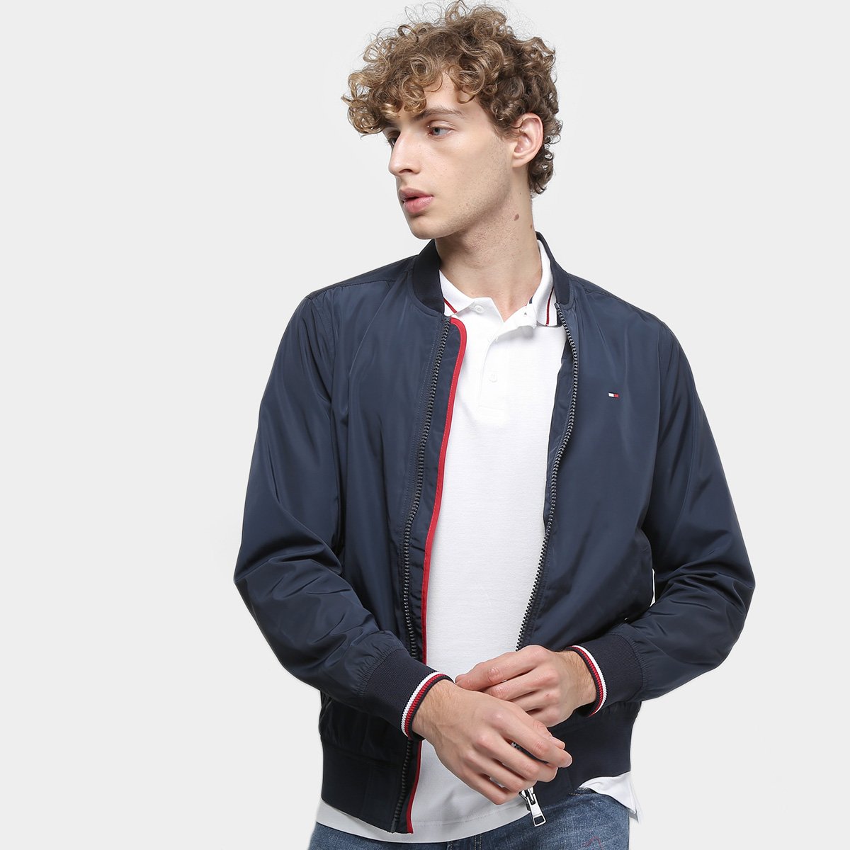 jaqueta bomber nylon