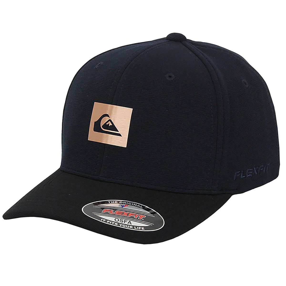 Boné Quiksilver Flex Aba Curva Hairine Texture