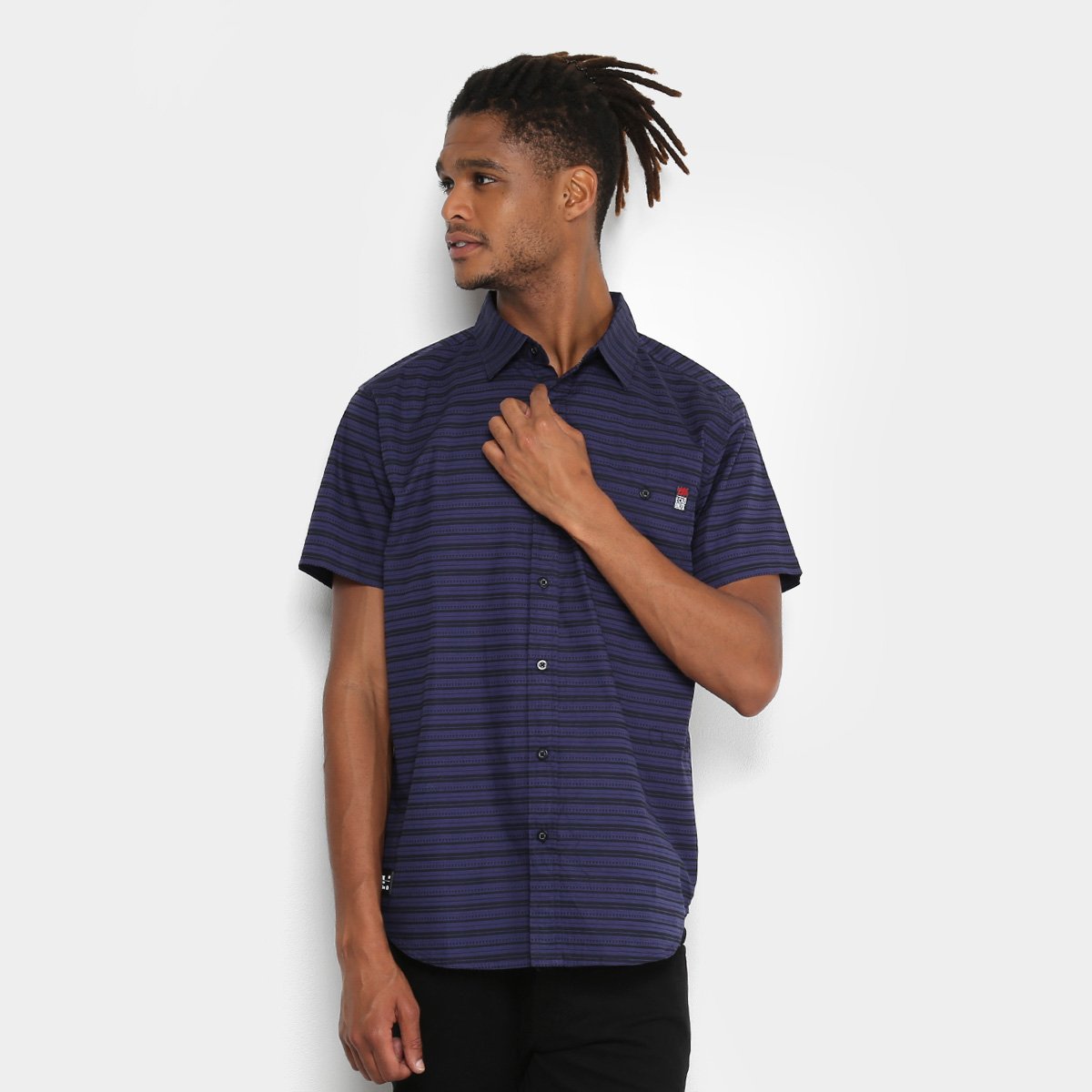 Camisa Manga Curta Ecko Iseta Isa Ulina Masculina
