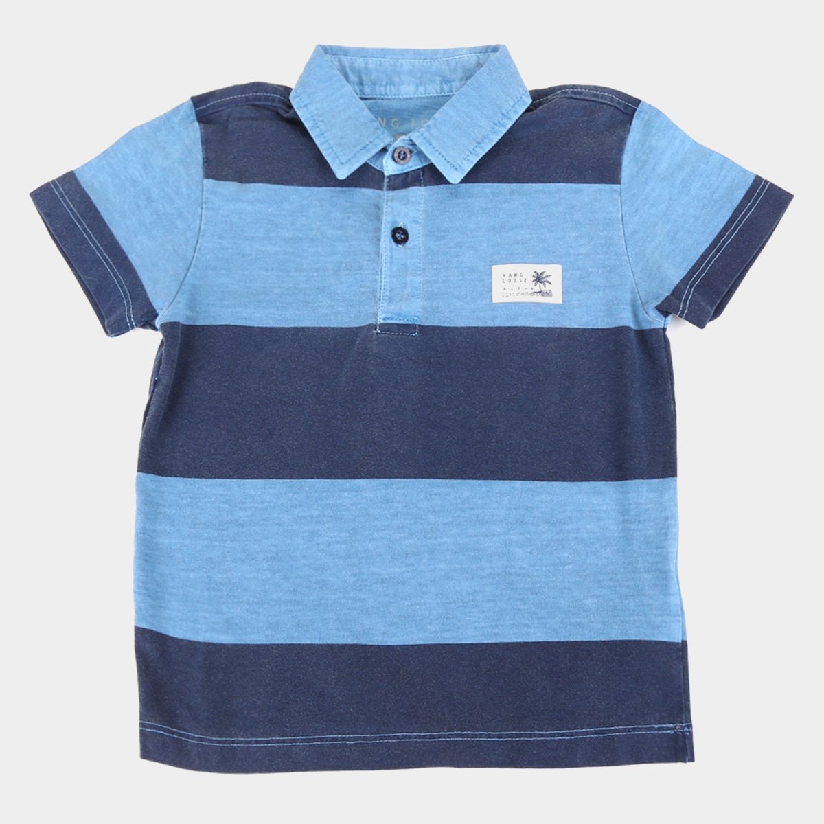 Camisa Polo Infantil Hang Loose Oahu Masculina