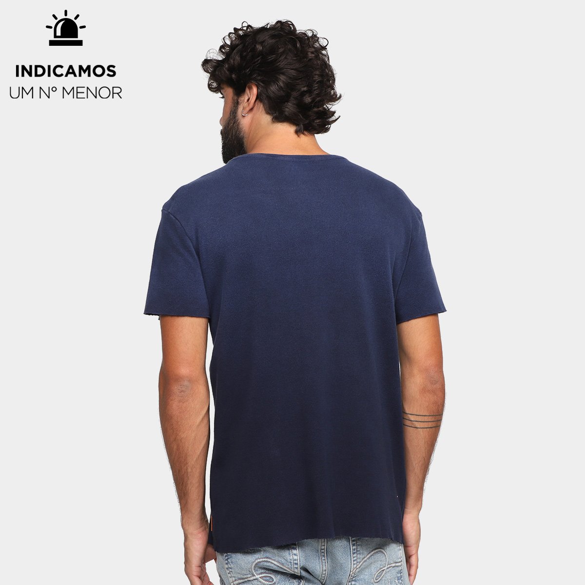 Camiseta Reserva Rib Denim Masculina