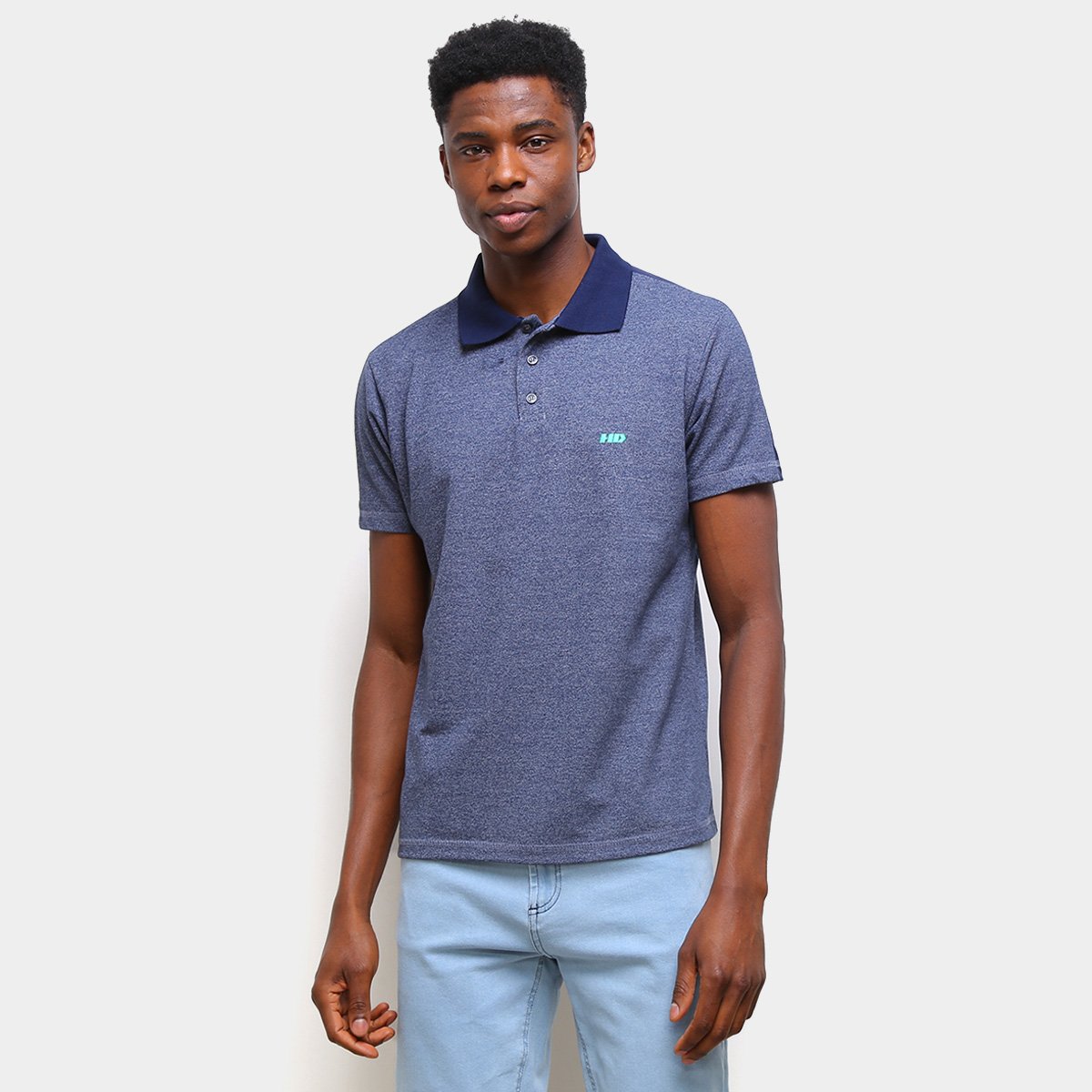 Camisa Polo Hd Blockade Mescla Masculina
