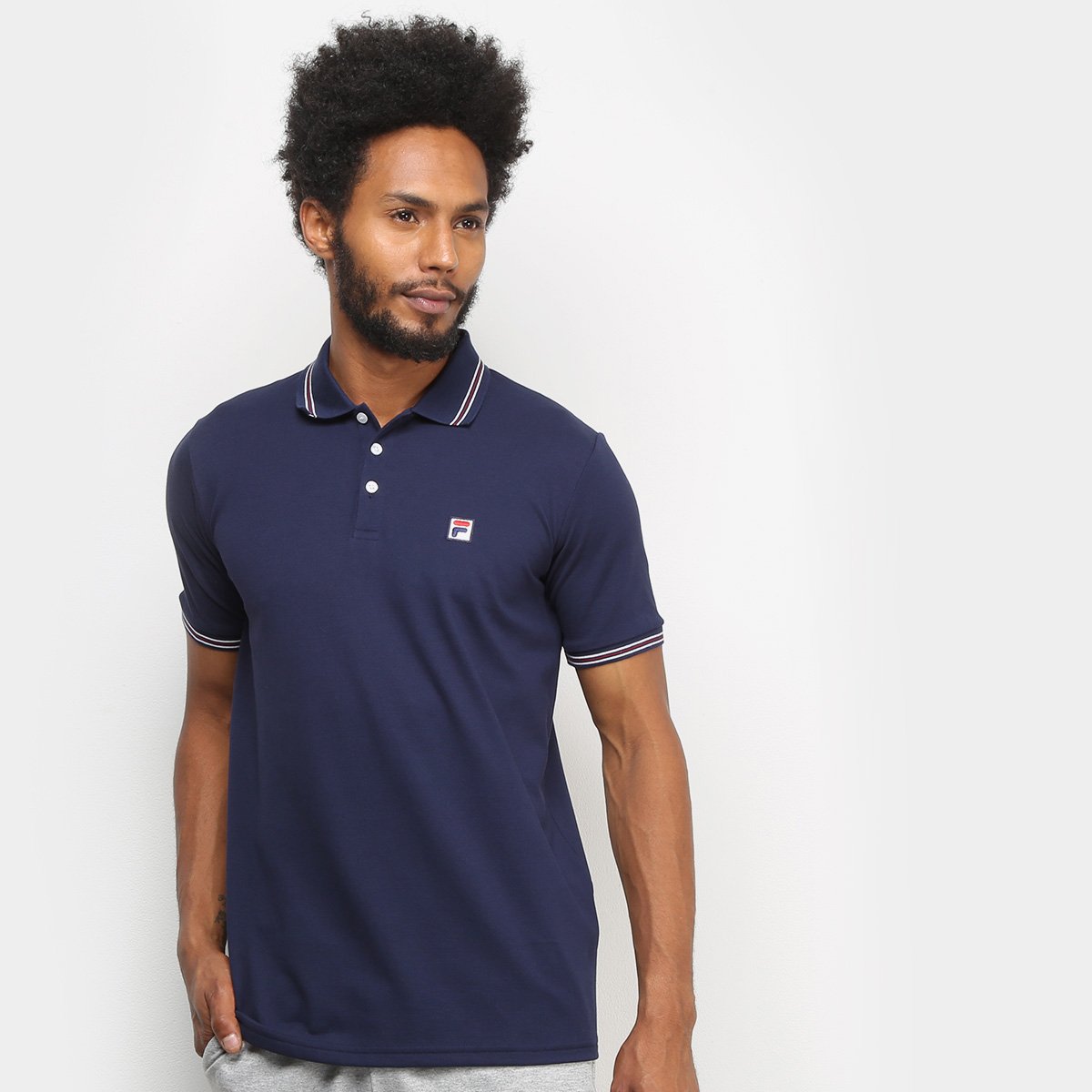 Camisa Polo Fila Premium Masculina