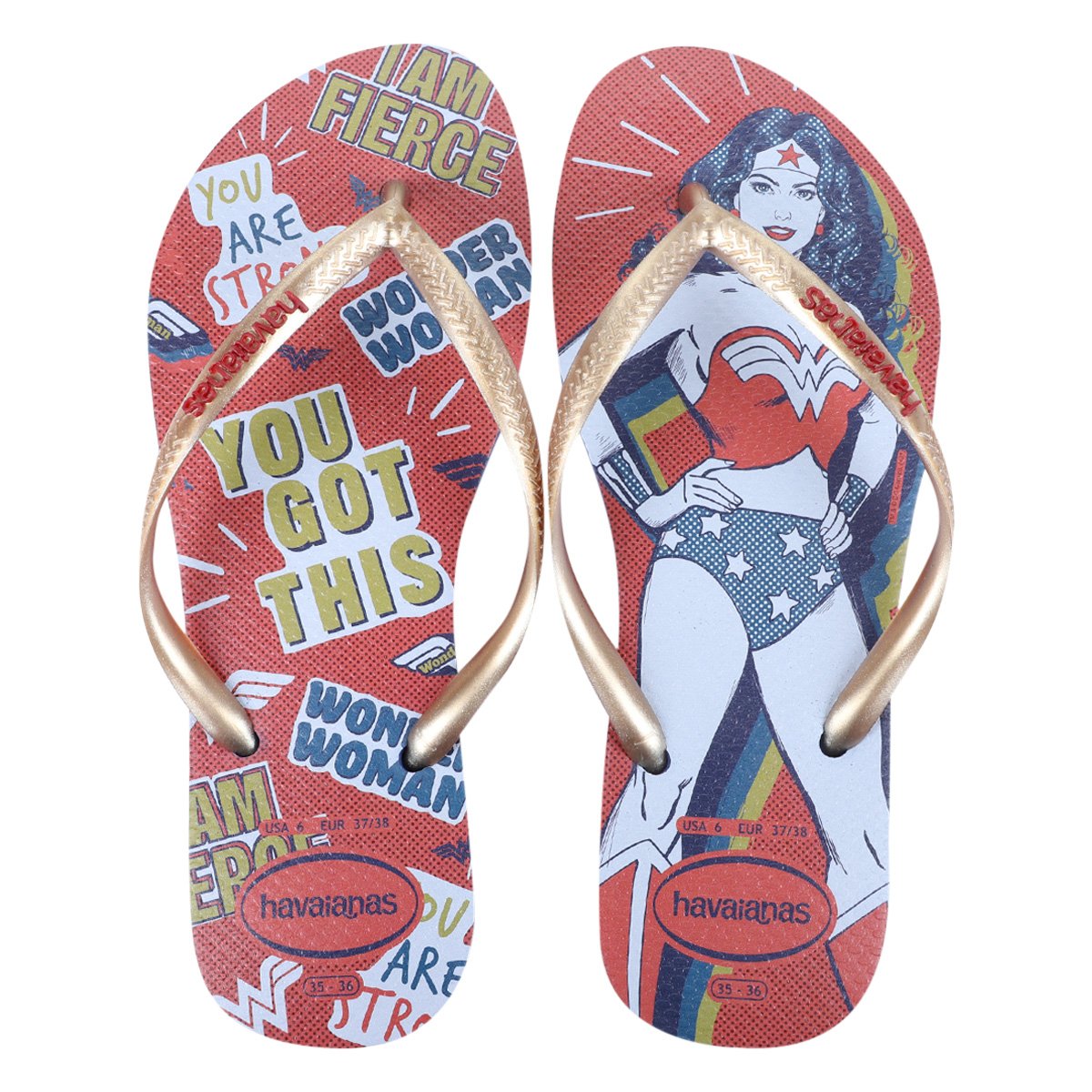 Sandália Havaianas Slim Heroínas Feminina