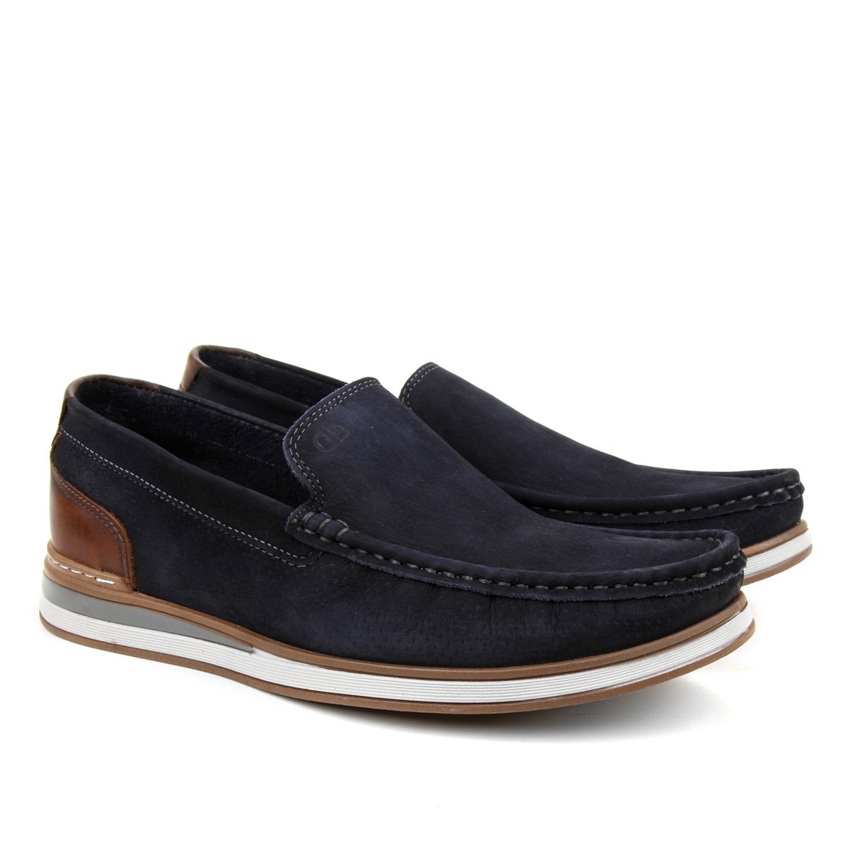 Mocassim Couro Democrata Flow Masculino