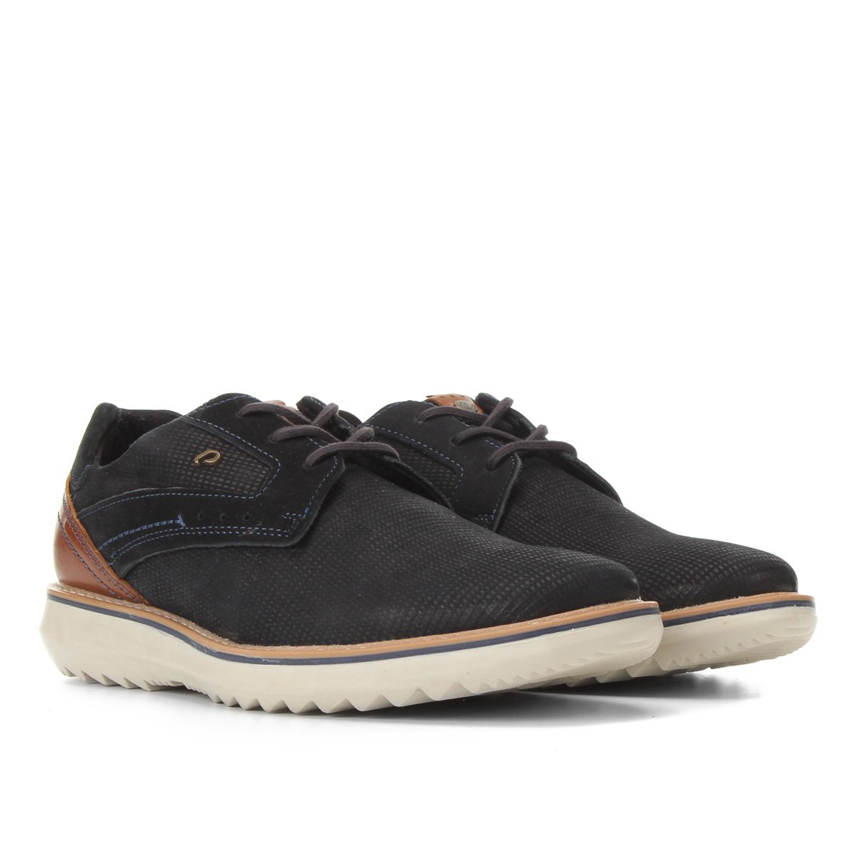 Sapato Casual Couro Pegada Masculino