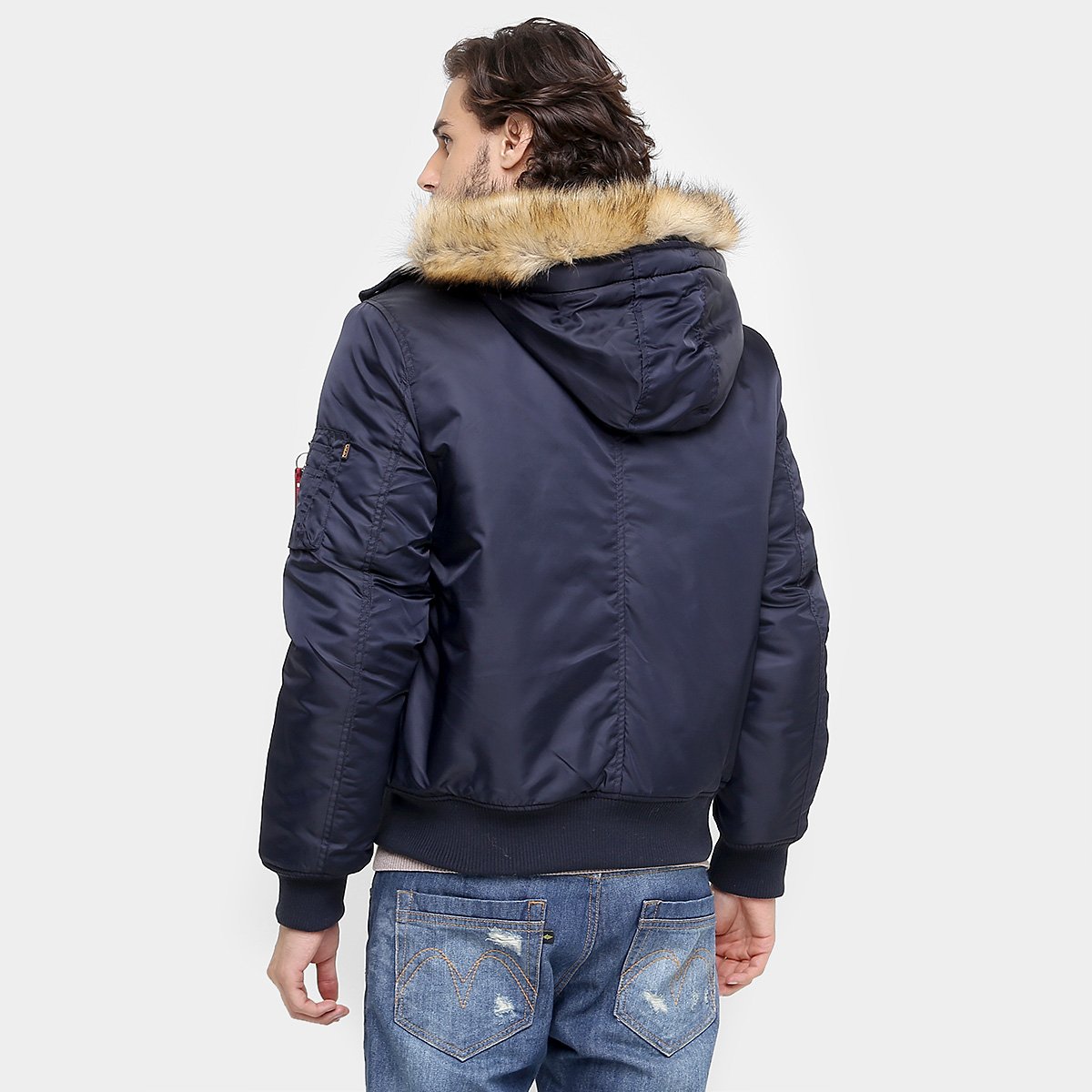 jaqueta broken rules parka capuz removível masculina