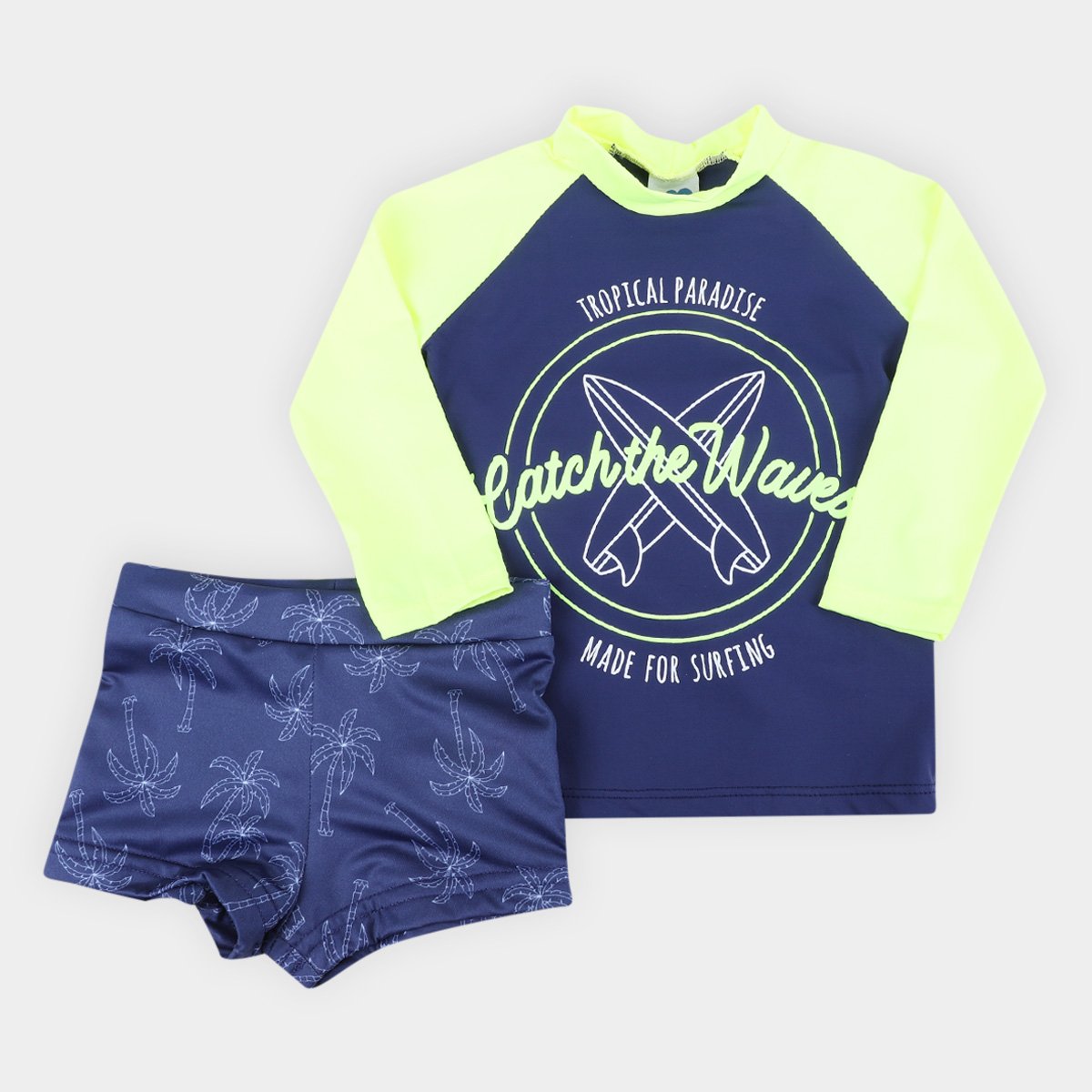 Conjunto Infantil Marlan Praia UV 50+ Masculino