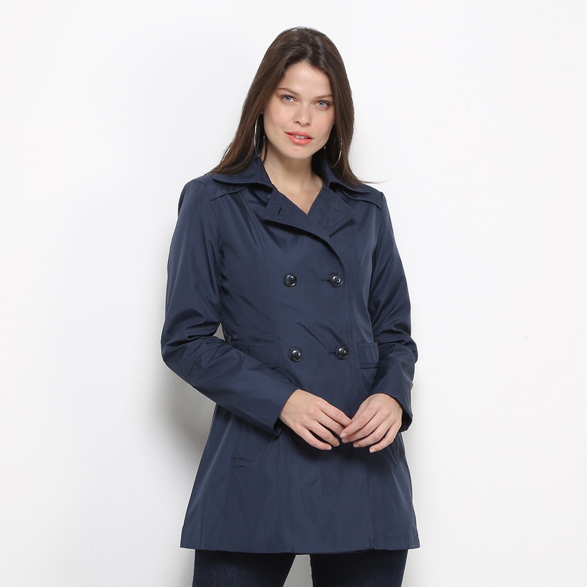 Casaco Facinelli Trench Coat Feminino