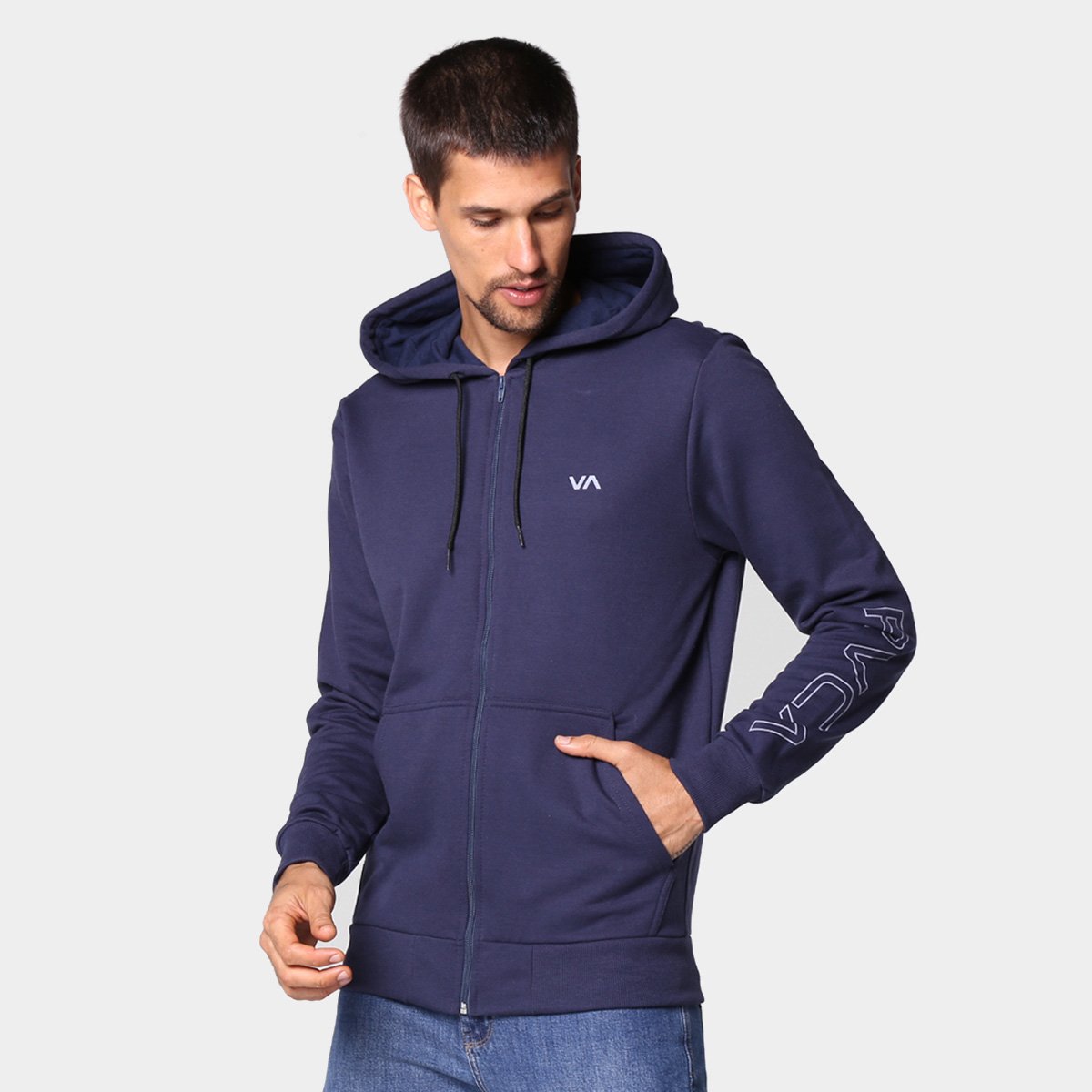 Jaqueta Moletom RVCA Outline Masculina