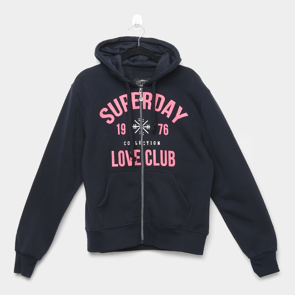 Blusa Moletom City Lady Plus Size Superday Feminina
