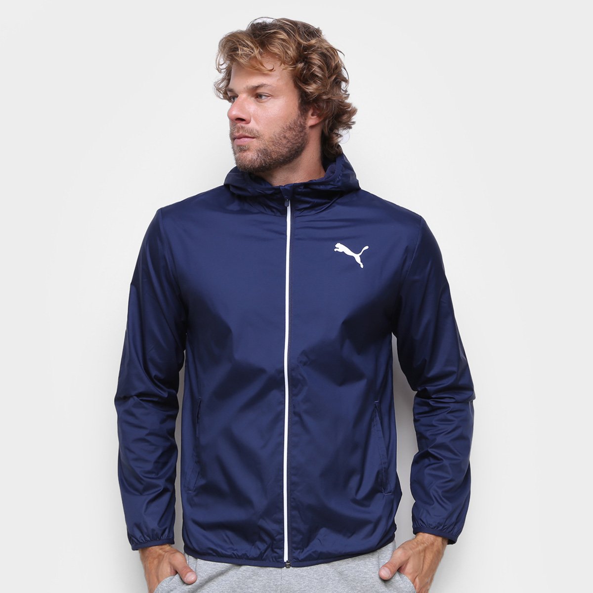 Jaqueta Corta Vento Puma Essentials Solid Masculina