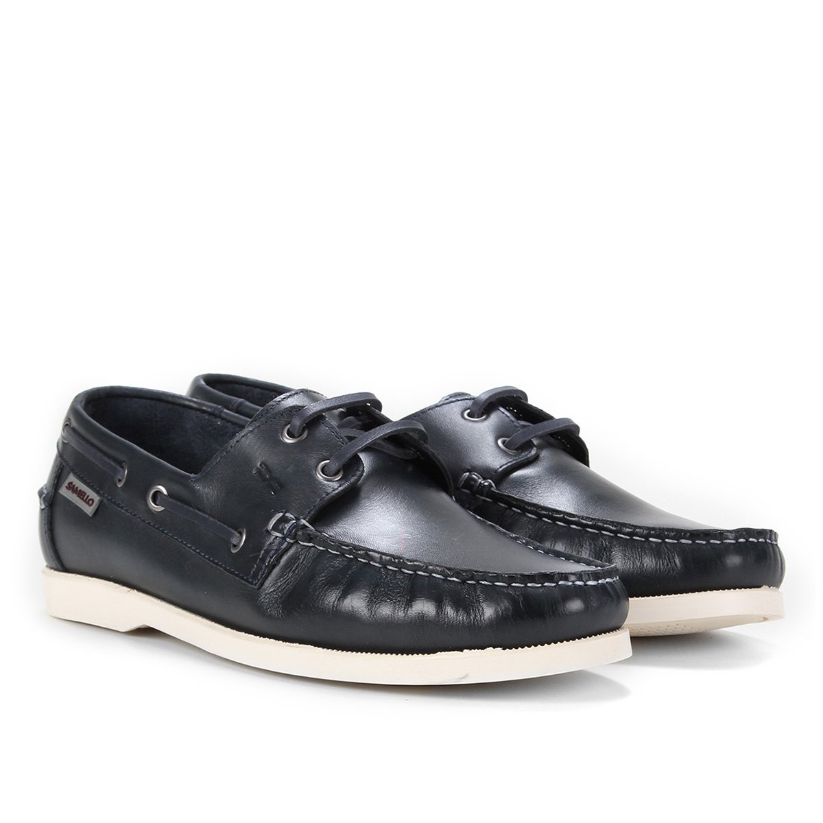 Docksider Couro Samello Básico Masculino