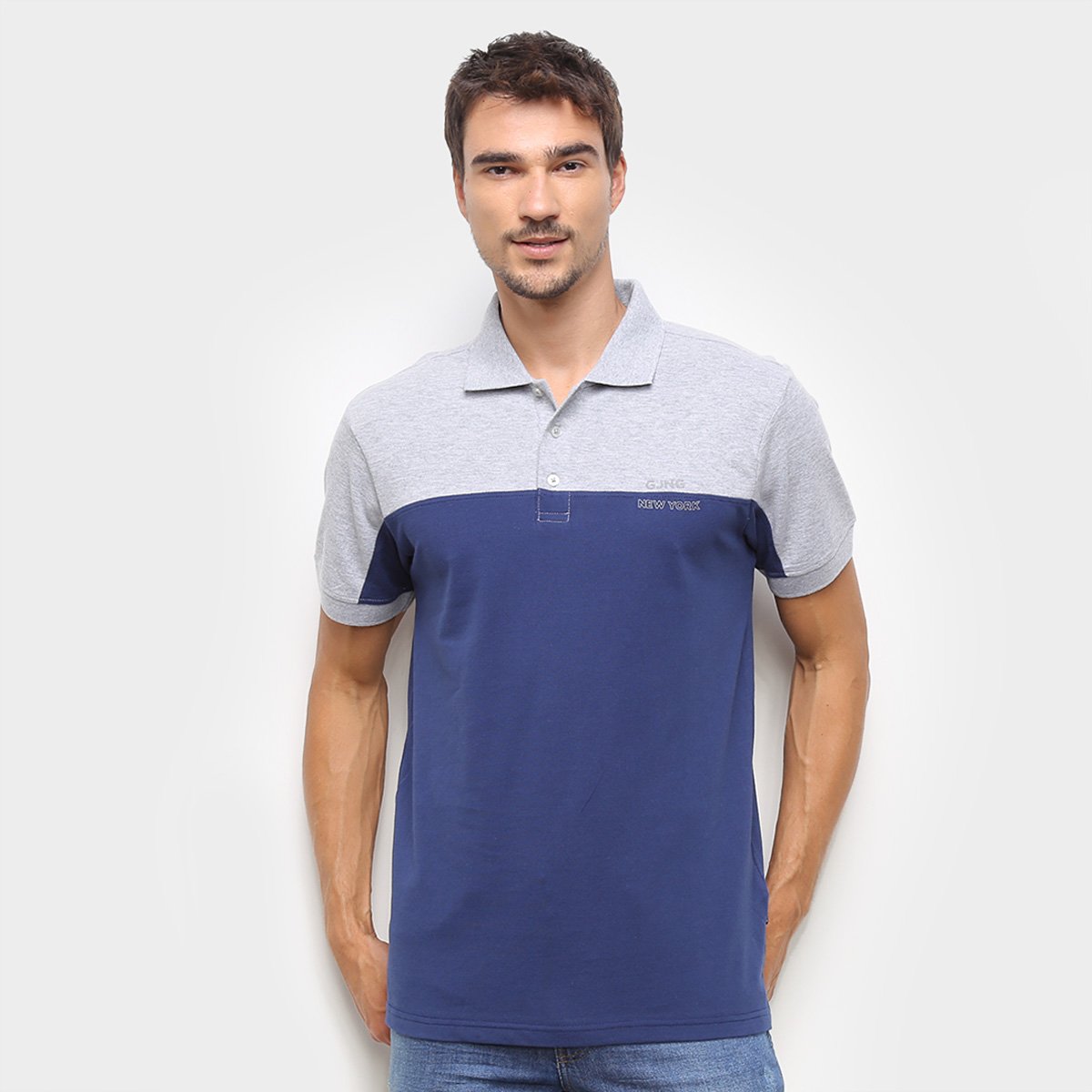 Camisa Polo Gajang Lisa Masculina