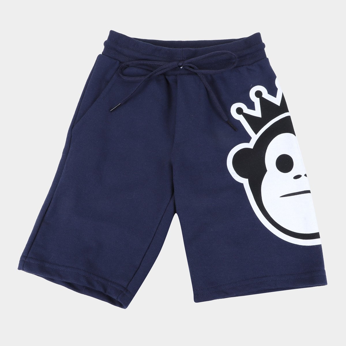 Bermuda Moletom Juvenil Kings Monkey Masculina