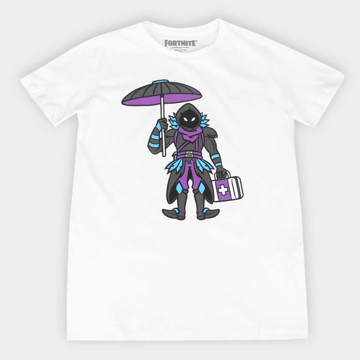 Camiseta Juvenil Fortnite Raven II Masculina