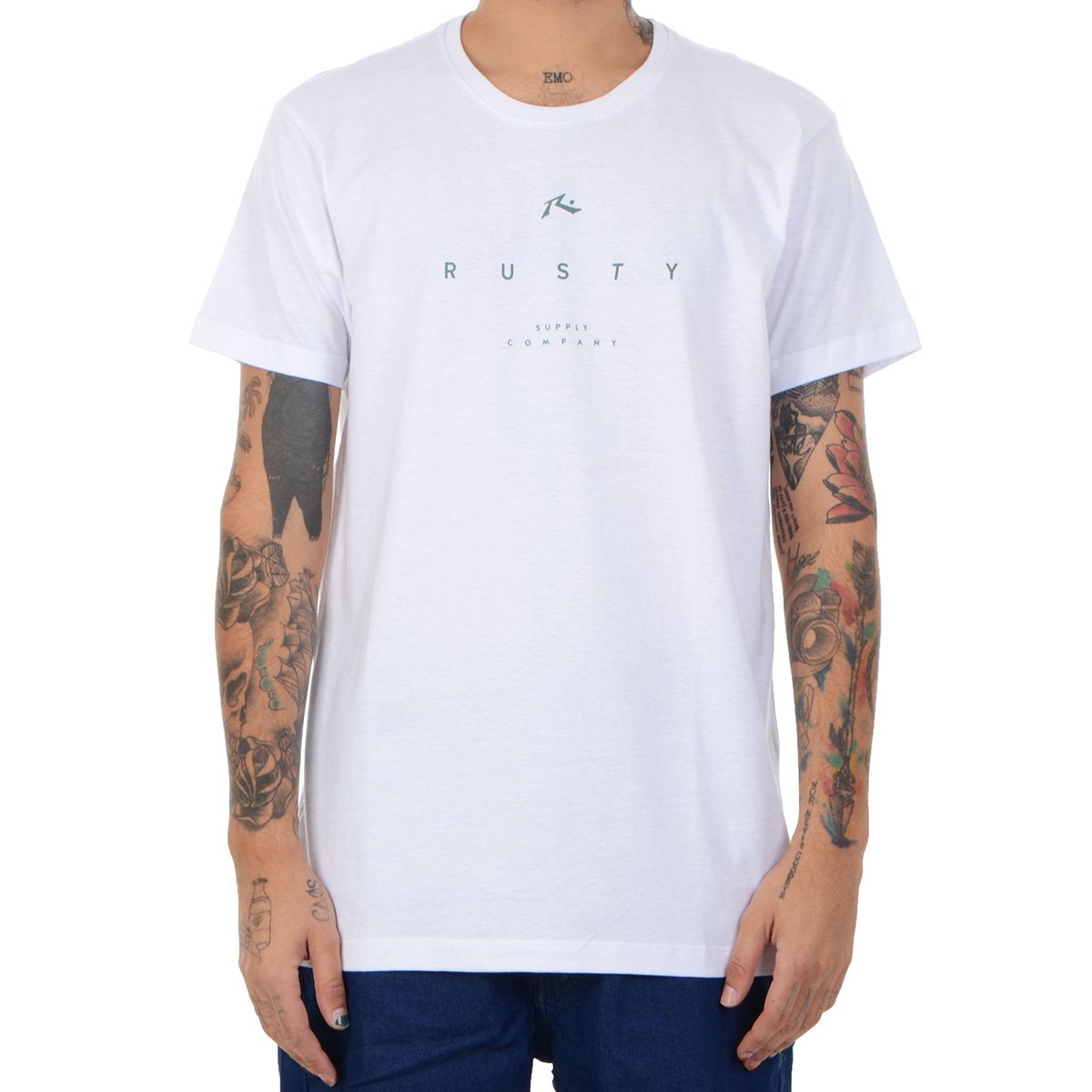 Camiseta Rusty Straight Line Masculina