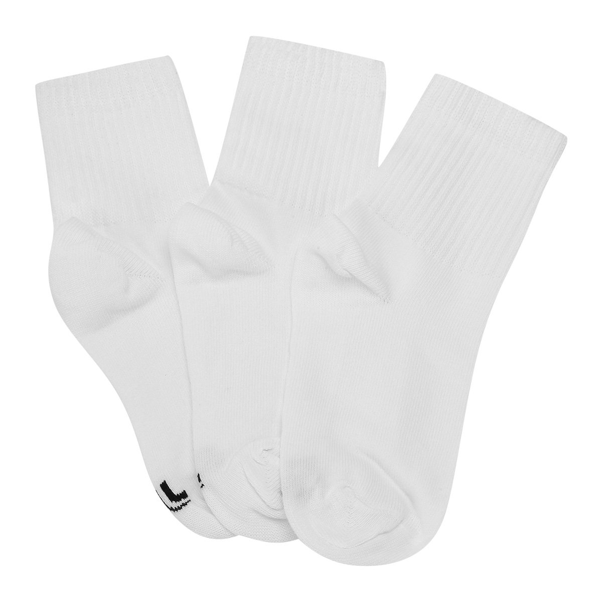 Kit Meia Lupo Cano Médio 3 Pares Infantil