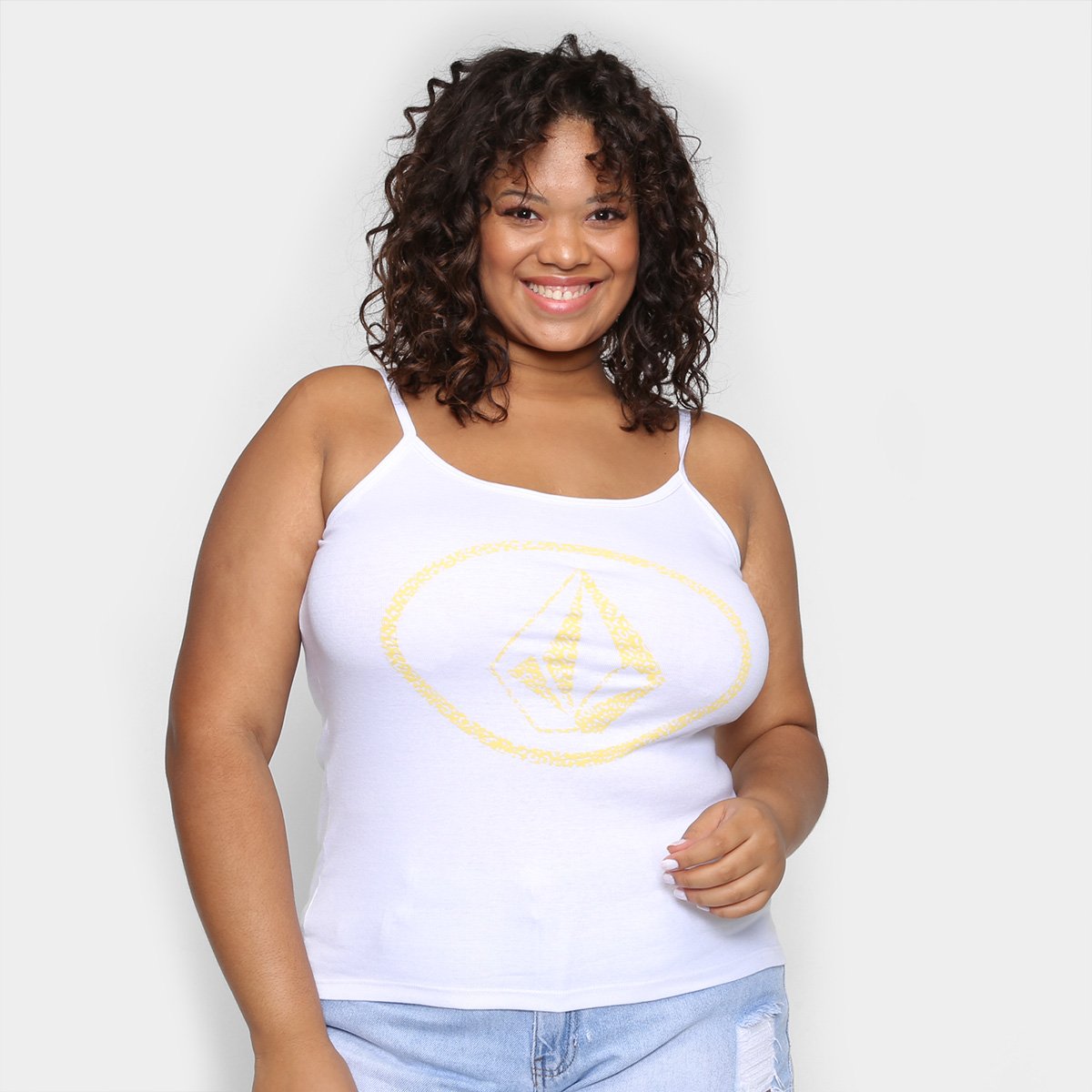Regata Volcom Plus Size Circle Stone Feminina