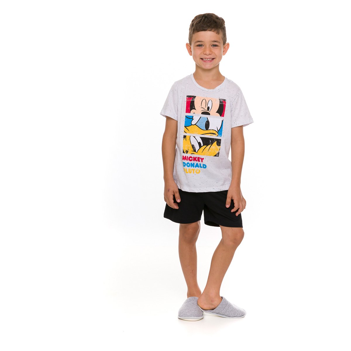 Pijama Infantil Evanilda Disney Amigos do Mickey Masculino