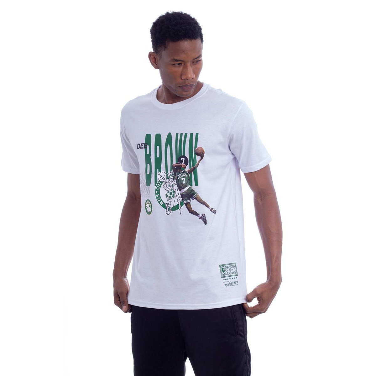 Camiseta NBA Boston Celtics Mitchell & Ness All Star Brown Masculina