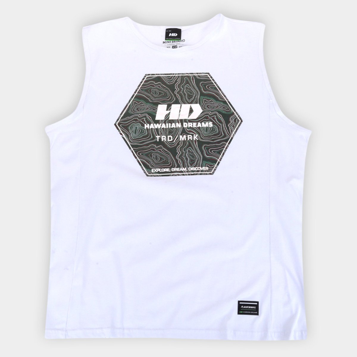Regata Hd Machão Plus Size Disguis Masculina