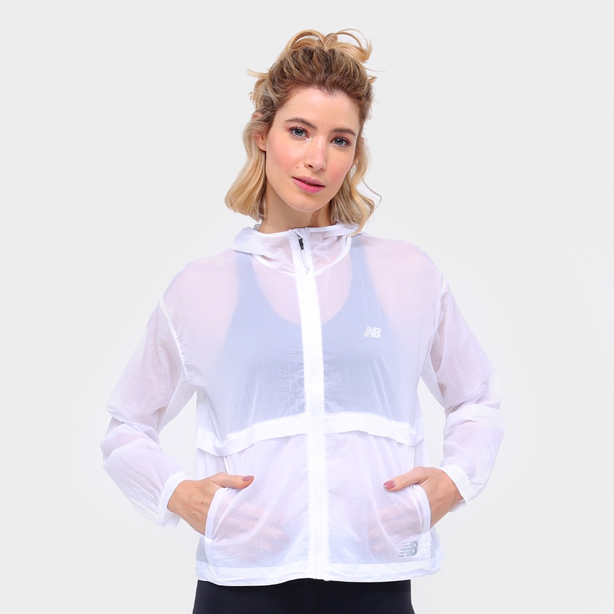Jaqueta Corta-Vento New Balance Impact Run Feminina