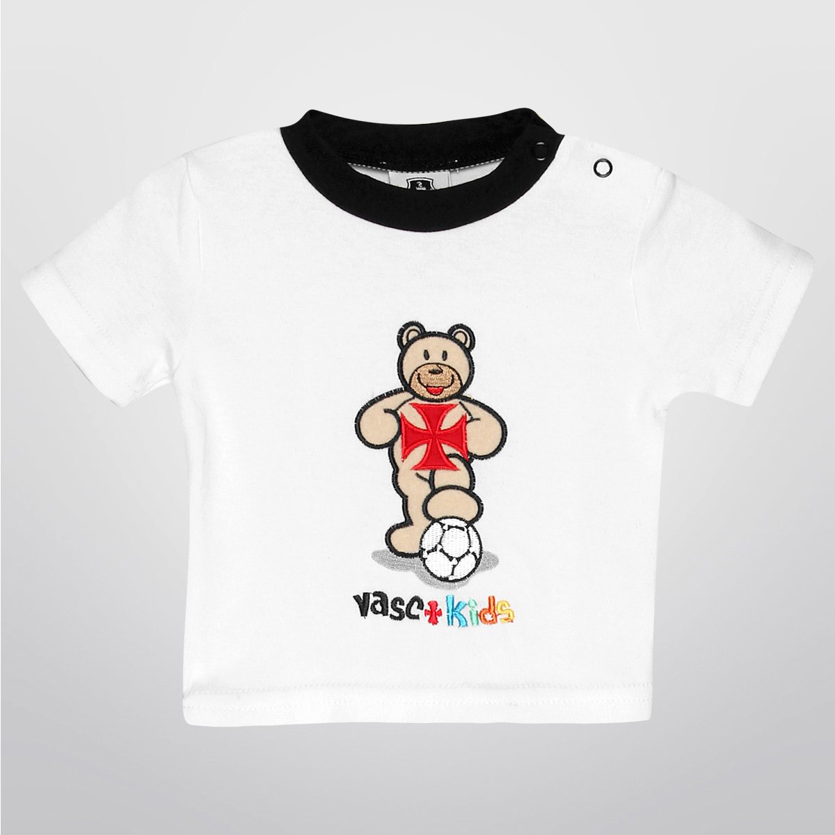 Camiseta Vasco Bebê Urso Infantil