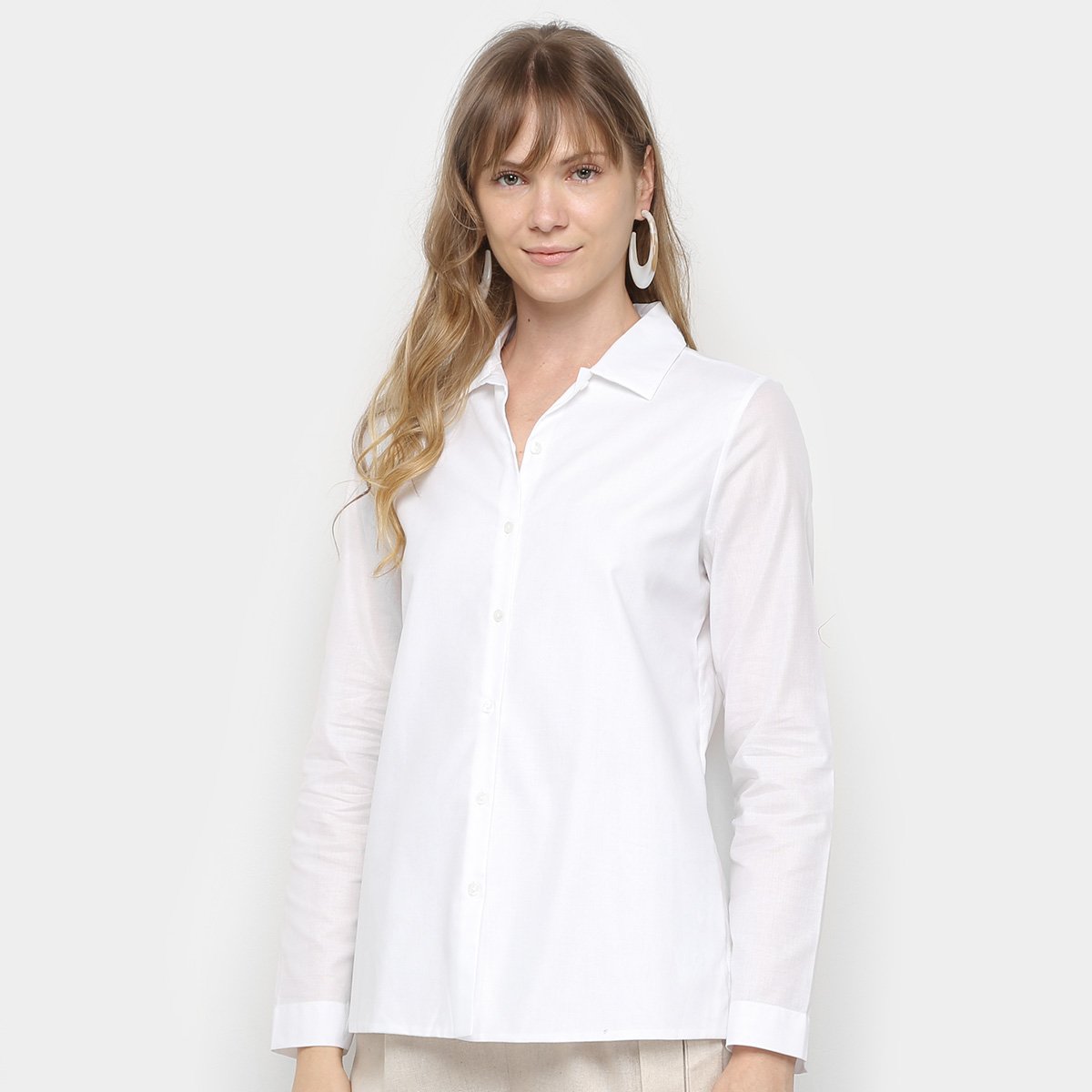 Camisa Lacoste Manga Longa Feminina