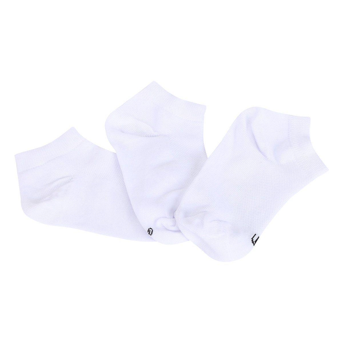 Kit Meia Infantil Lupo Básico Cano Baixo 3 Pares