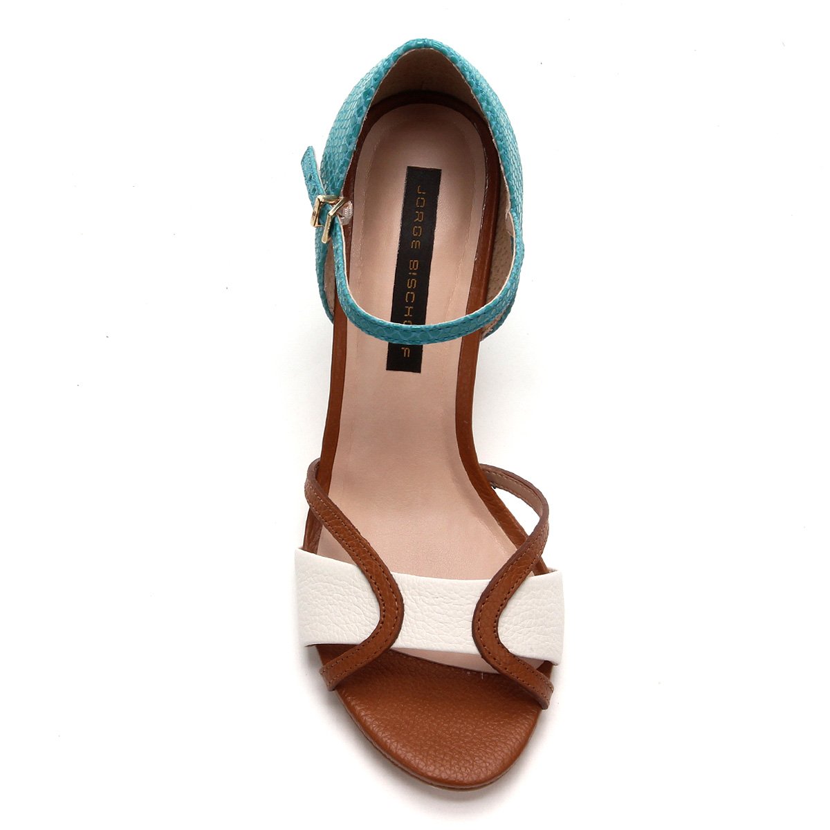 Sandália Couro Jorge Bischoff Floater Feminina