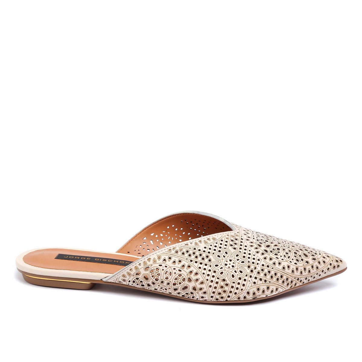 Mule Couro Jorge Bischoff Lasercut