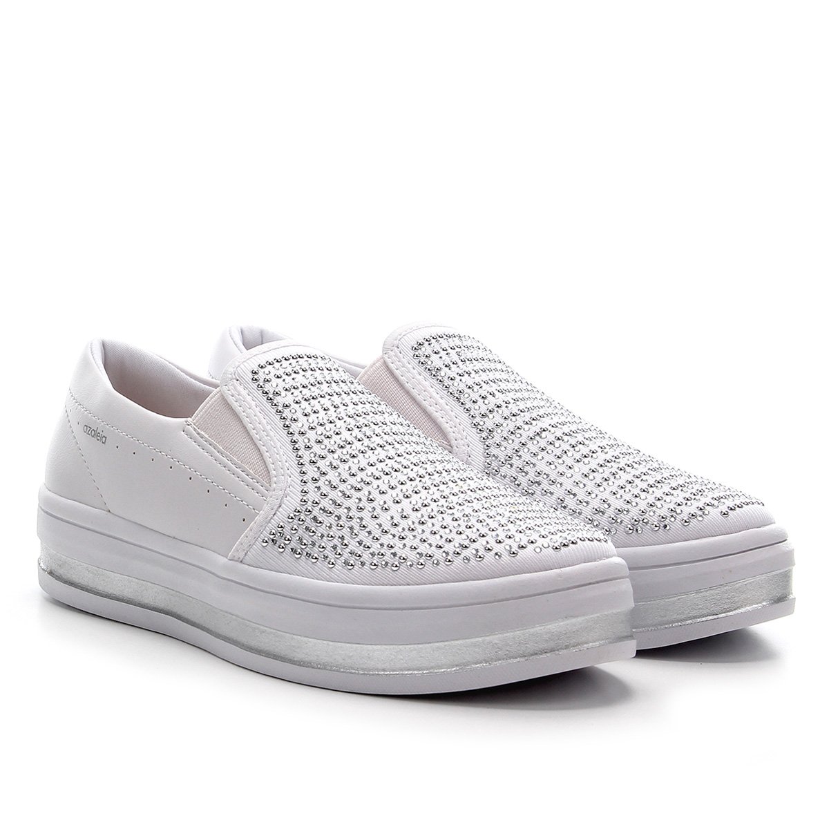 Slip On Azaleia Caixa Alta Brilho Feminino