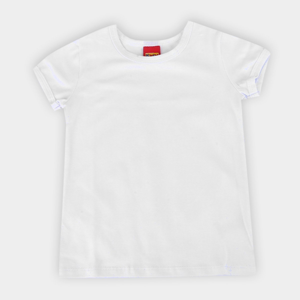 Blusa Infantil Kyly Cotton Manga Curta Feminina