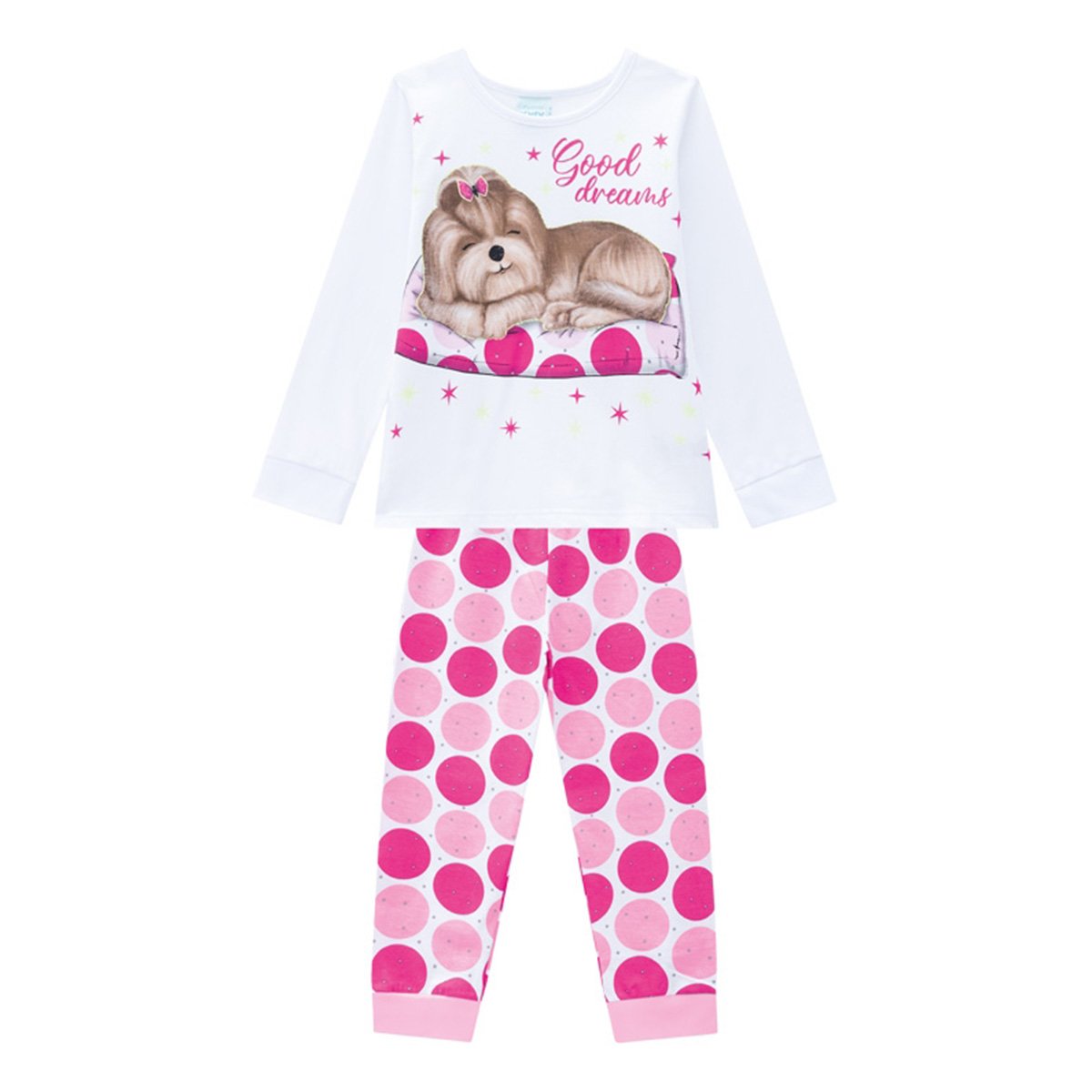 Pijama Infantil Kyly Good Dreams Brilha No Escuro Feminino