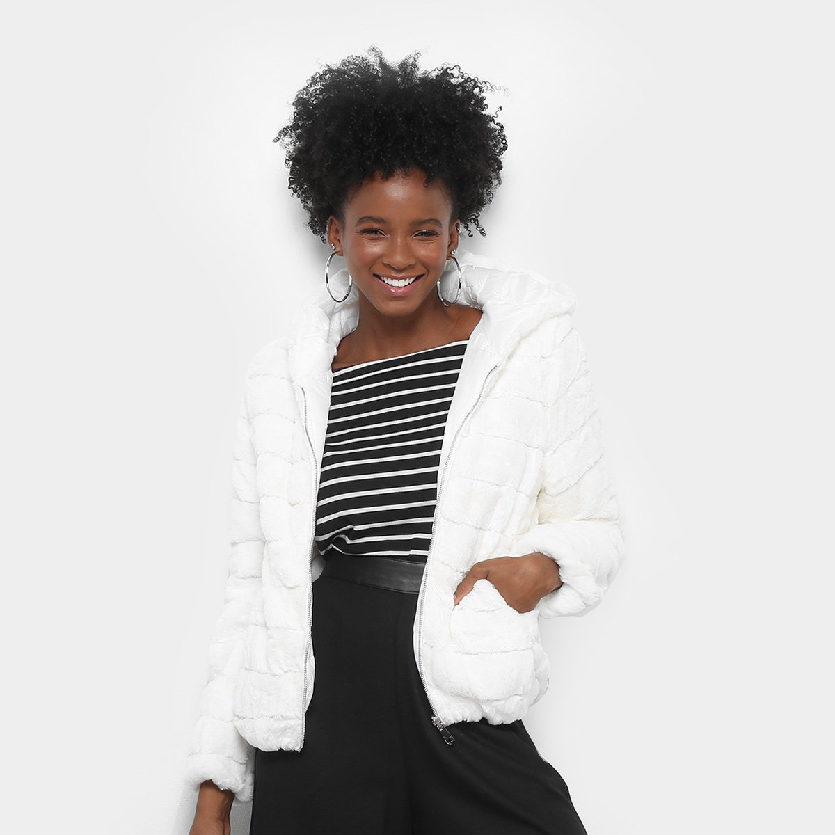 jaqueta dupla face facinelli