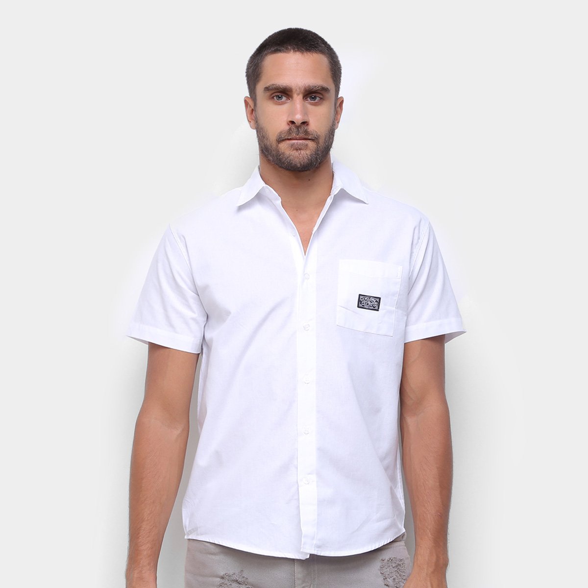 Camisa Manga Curta Cyclone Tecido Roma Masculina