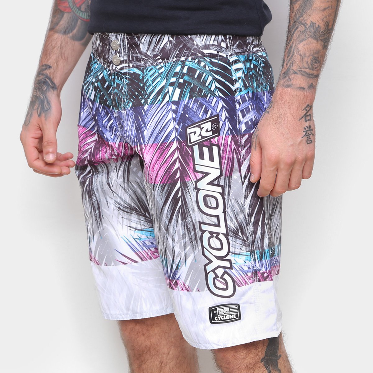 Bermuda Água Cyclone North Tropical Color Masculina