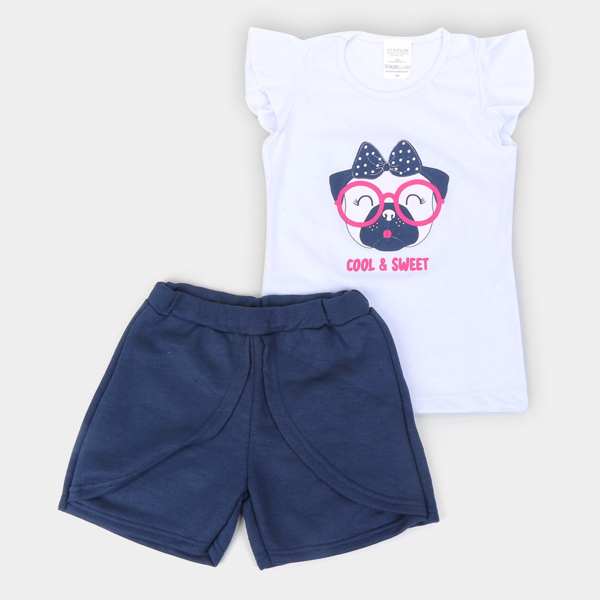 Conjunto Infantil Candy Kids Estampado Feminino