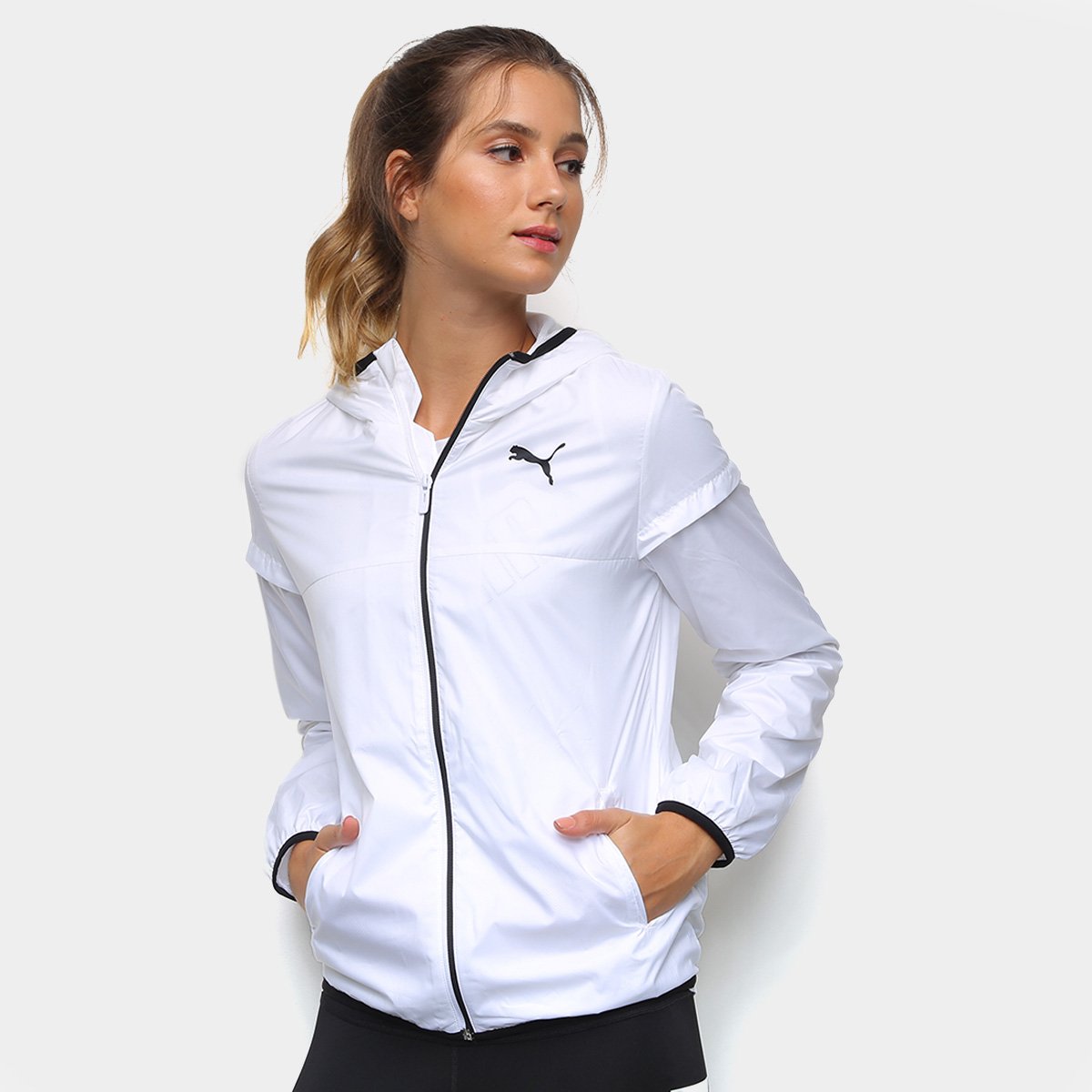 Jaqueta Corta Vento Puma Essentials Solid Feminina