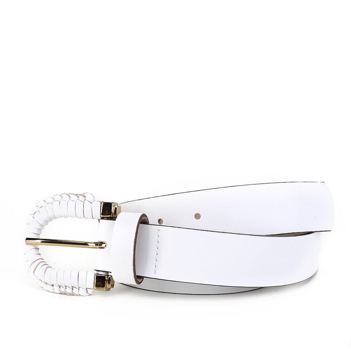 Cinto Couro Shoestock Fivela Encapada Feminina
