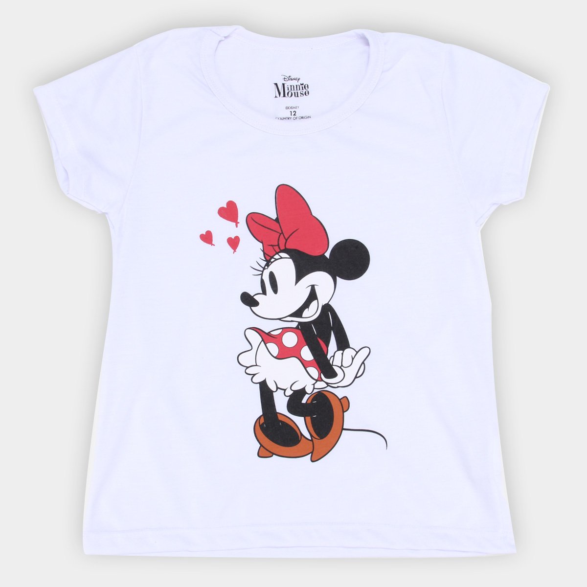 Blusa Infantil Disney Minnie Cute Feminina