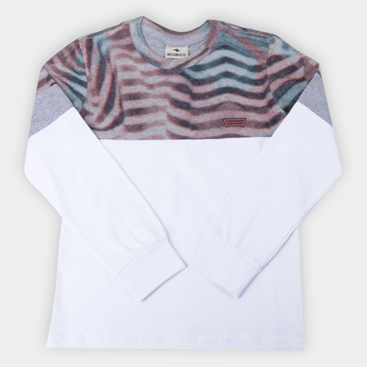 Camiseta Infantil Nicoboco Especial Pinsir Manga Longa Masculina