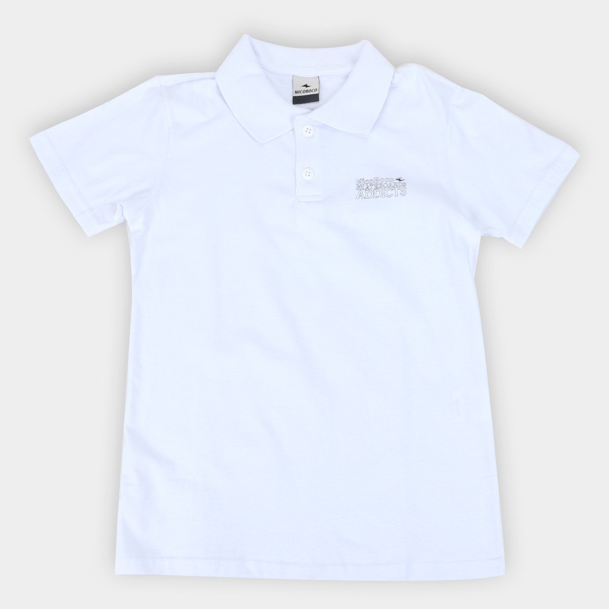 Camisa Polo Juvenil Nicoboco Lisa Masculina