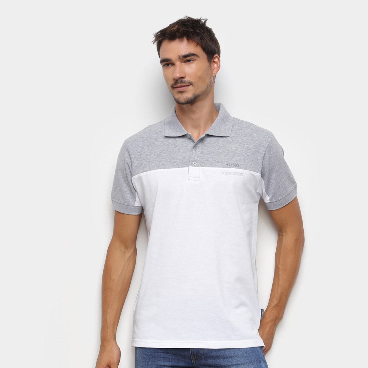 Camisa Polo Gajang Lisa Masculina